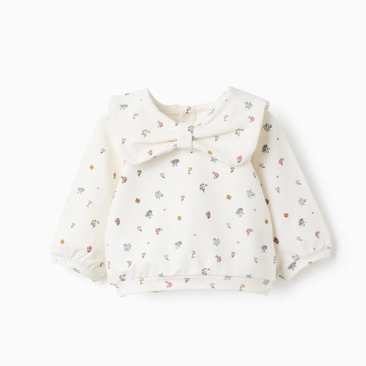 SUDADERA FLORAL LAZO