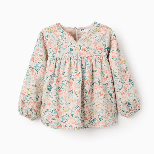 BLUSA FLORAL NIÑA