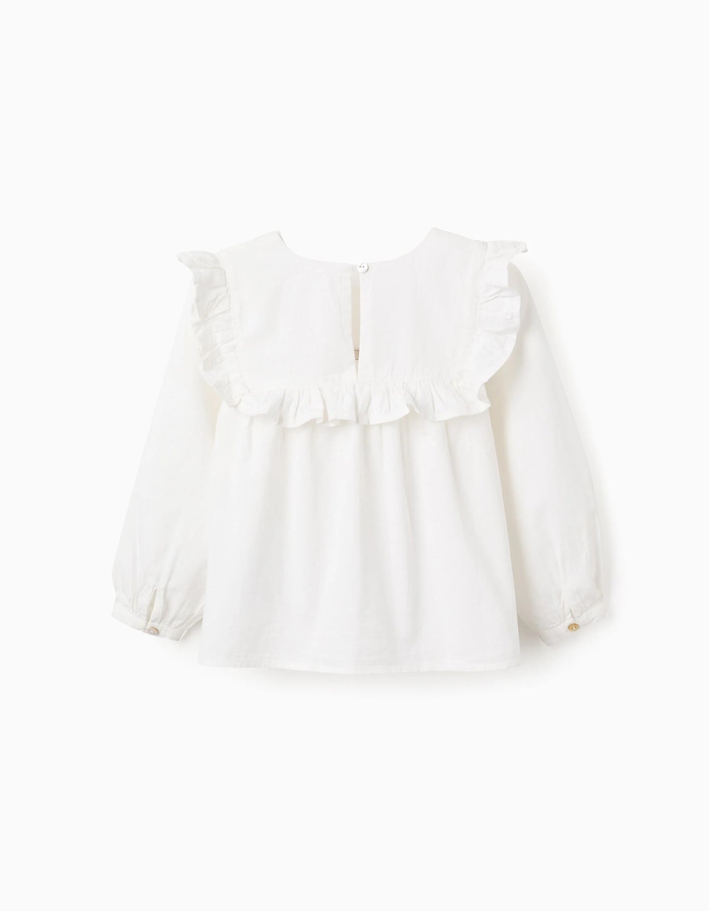 BLUSA ALGODÓN Y BORDADOS