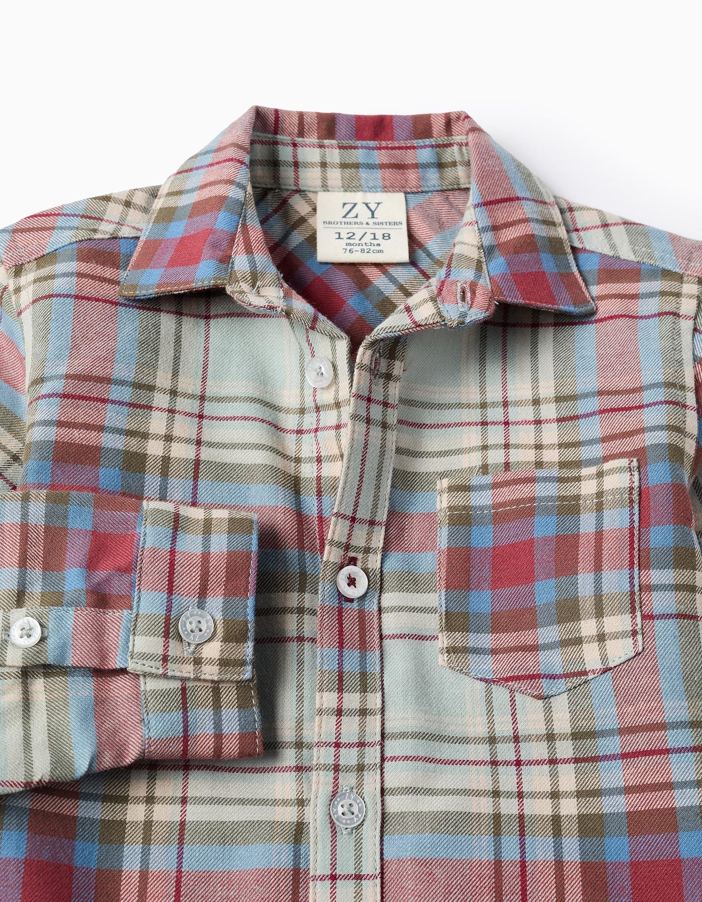 CAMISA CUADROS BEBÉ