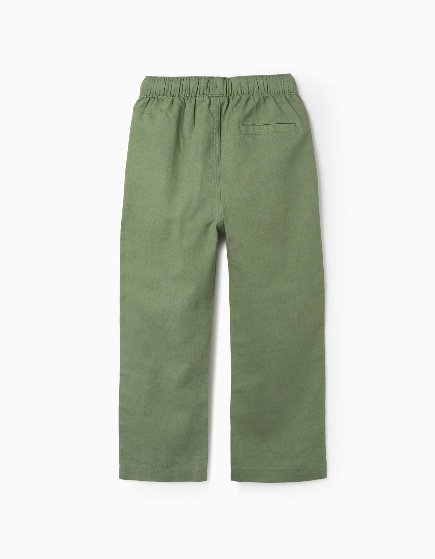 PANTALÓN LINO CAQUI