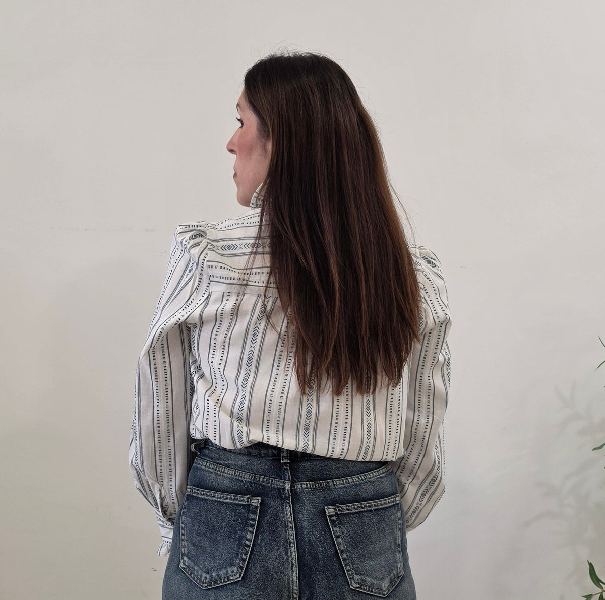 CAMISA NAVAJO BLANCO