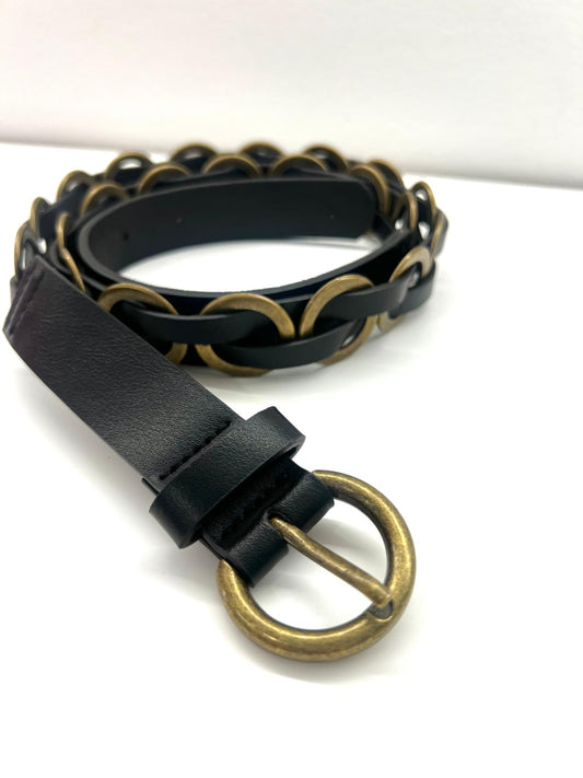 CINTURÓN METAL NEGRO