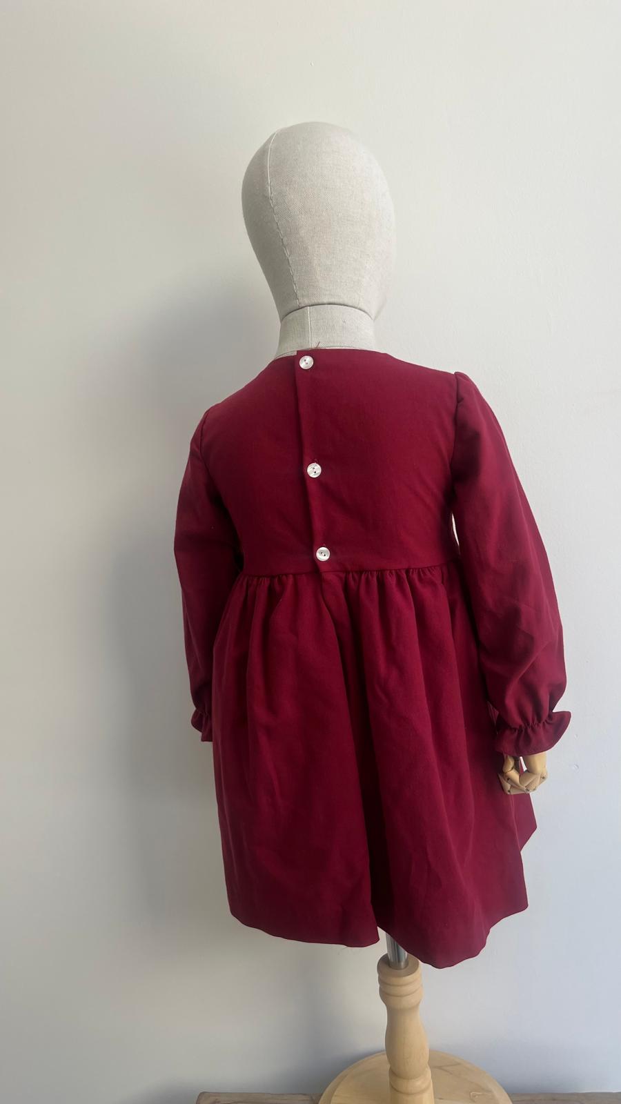 VESTIDO BURDEOS