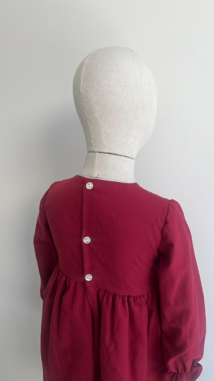 VESTIDO BURDEOS