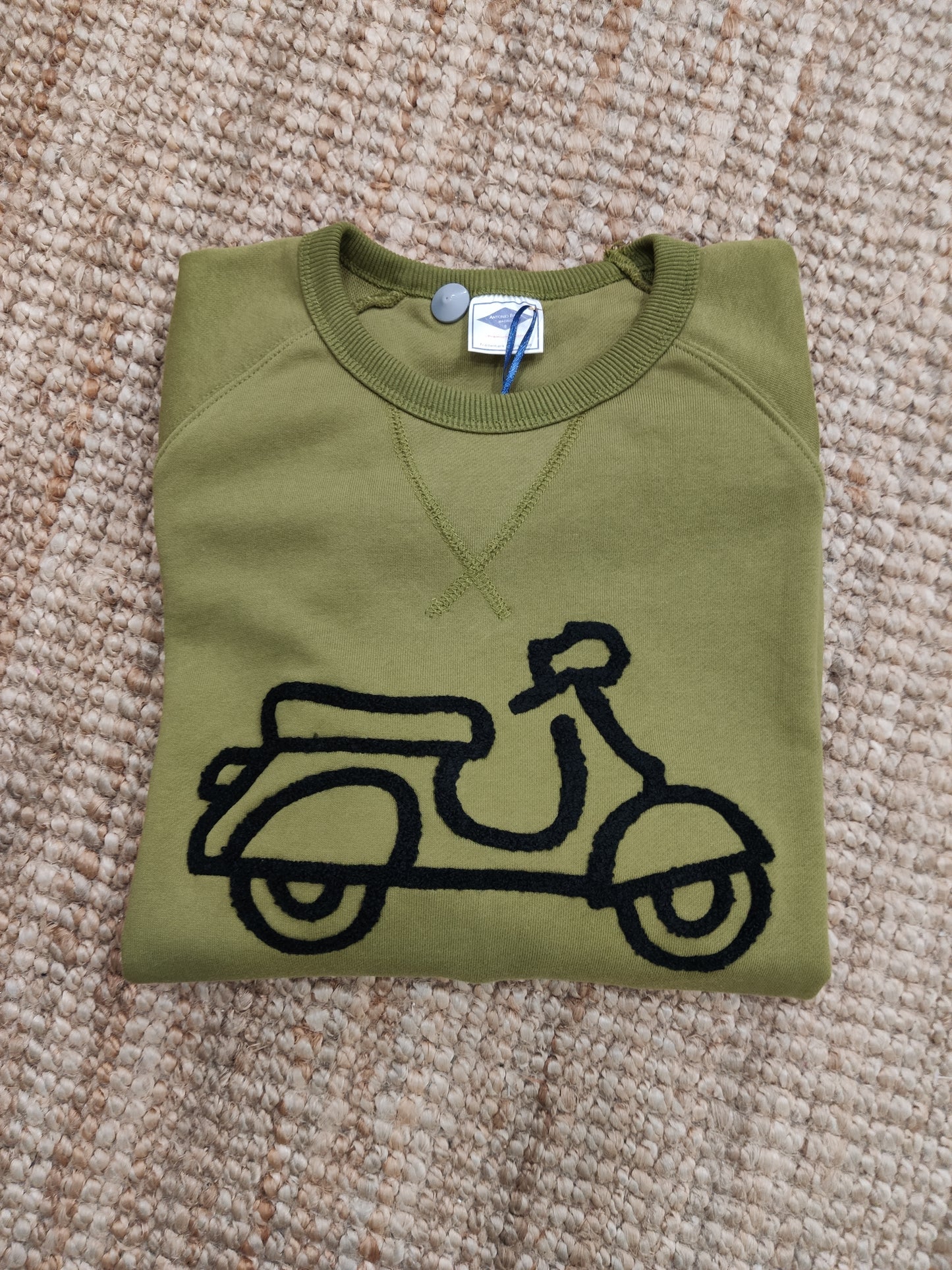 SUDADERA VESPA VERDE