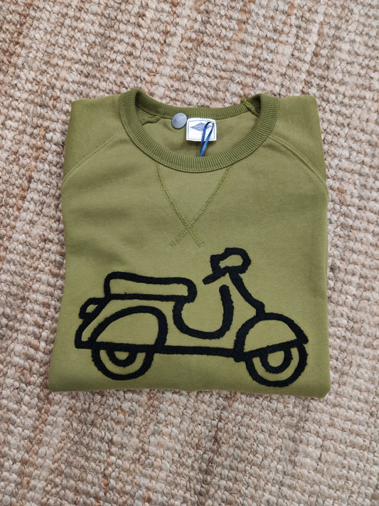 SUDADERA VESPA VERDE