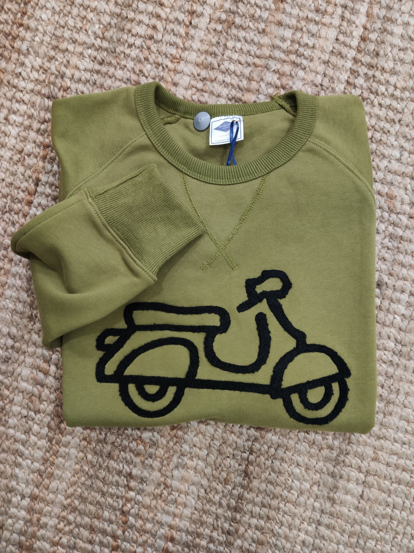 SUDADERA VESPA VERDE