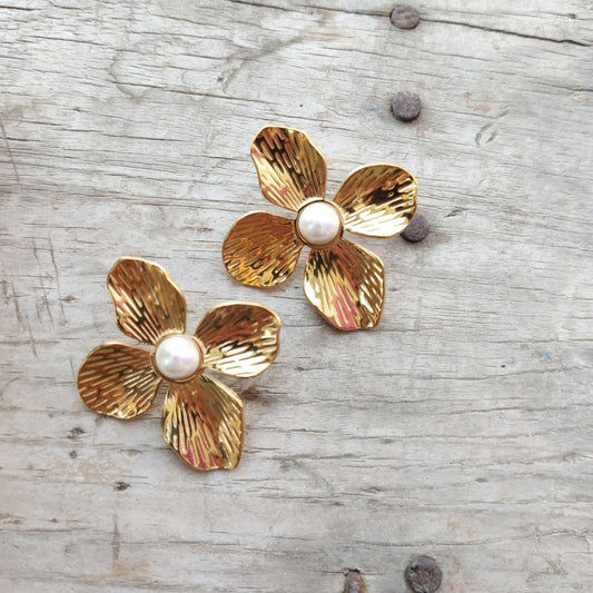 PENDIENTES FLOR
