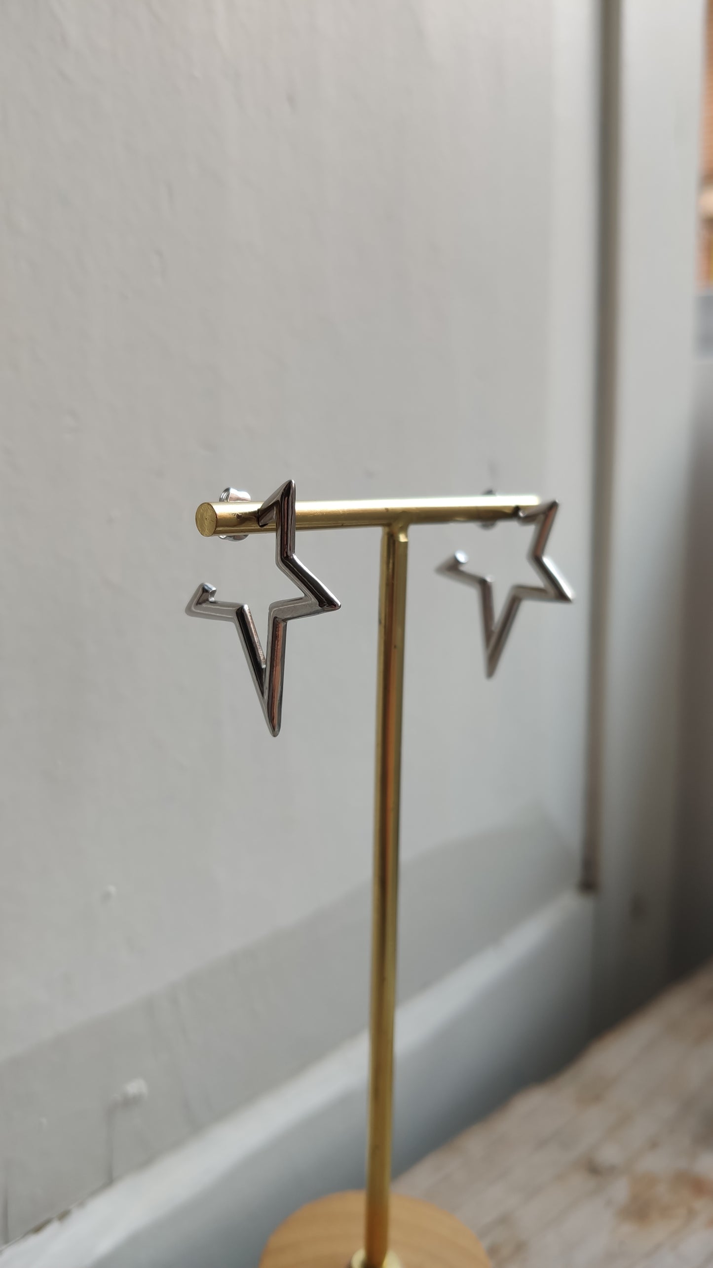 PENDIENTE ESTRELLA PLATA
