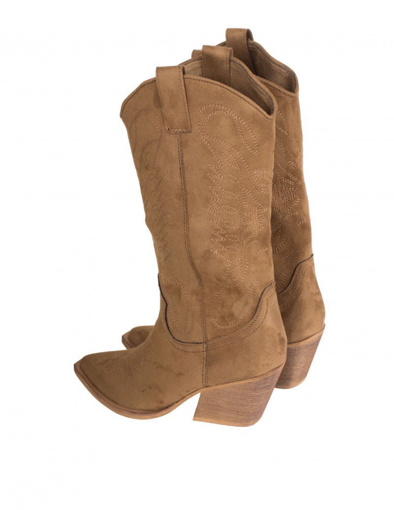 BOTA COWBOY MARRÓN