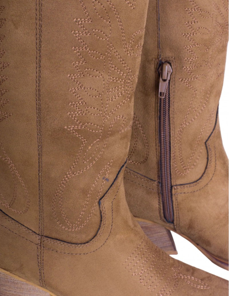 BOTA COWBOY MARRÓN