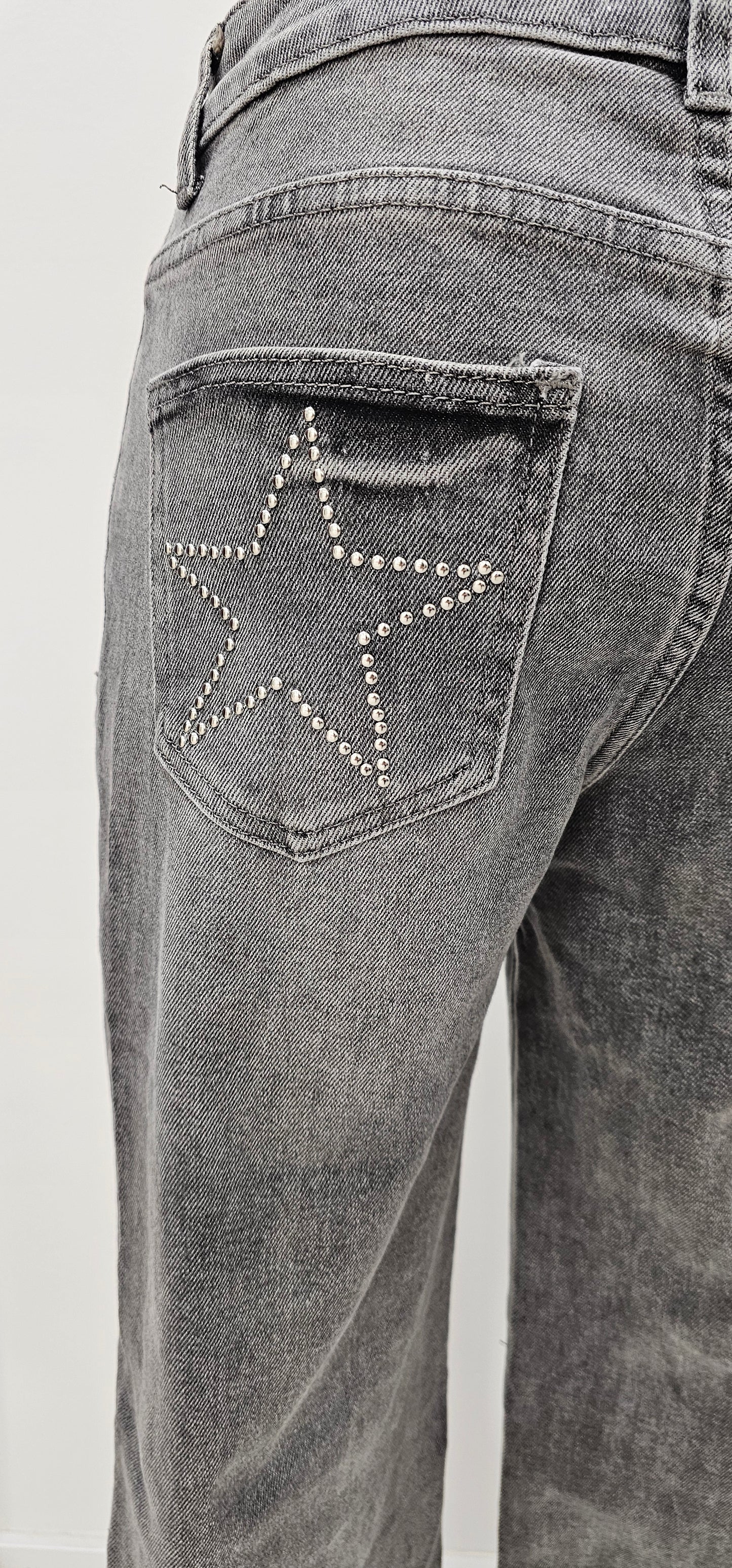 VAQUERO ESTRELLAS GRIS