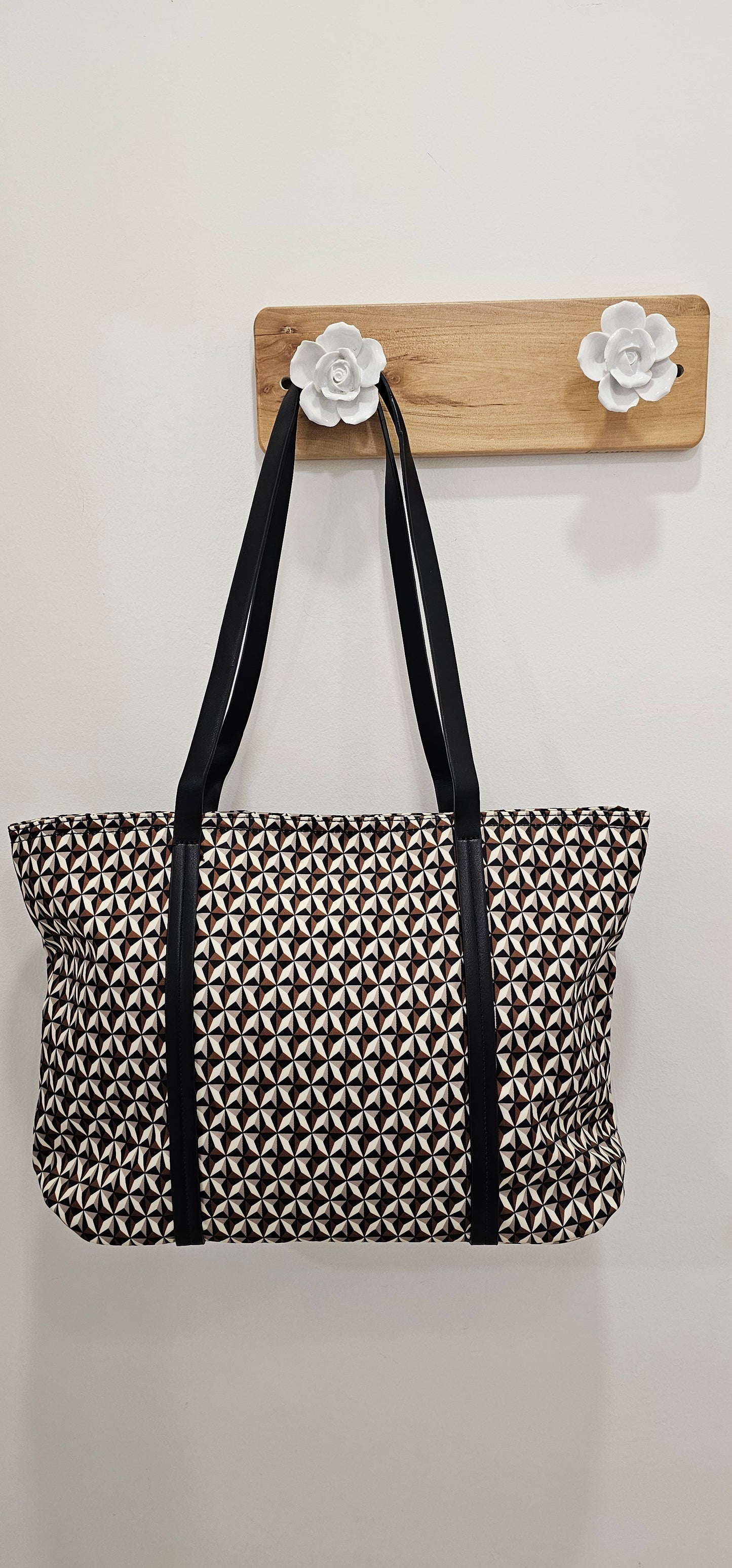 BOLSO GEOMÉTRICO NEGRO