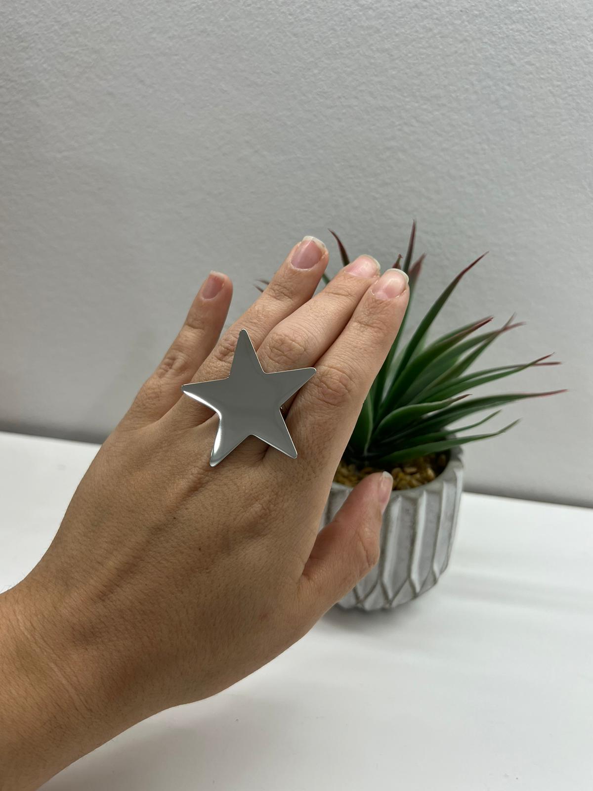 ANILLO ESTRELLA PLATA