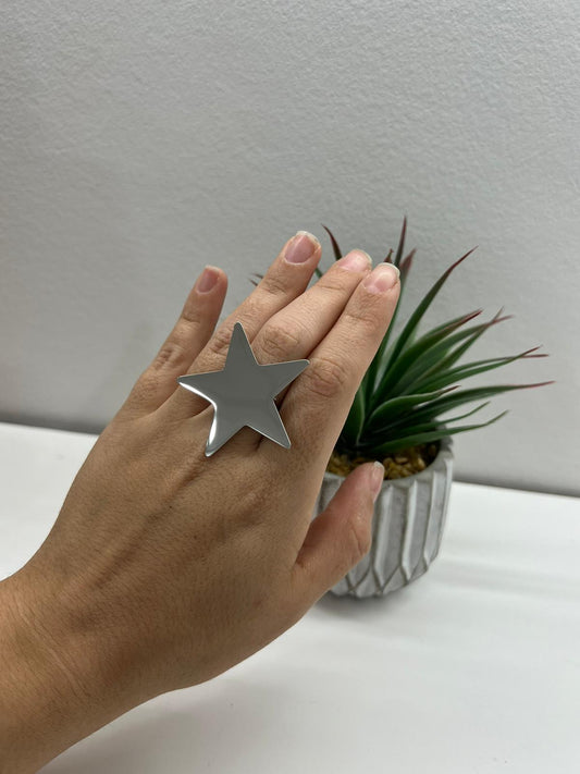 ANILLO ESTRELLA PLATA