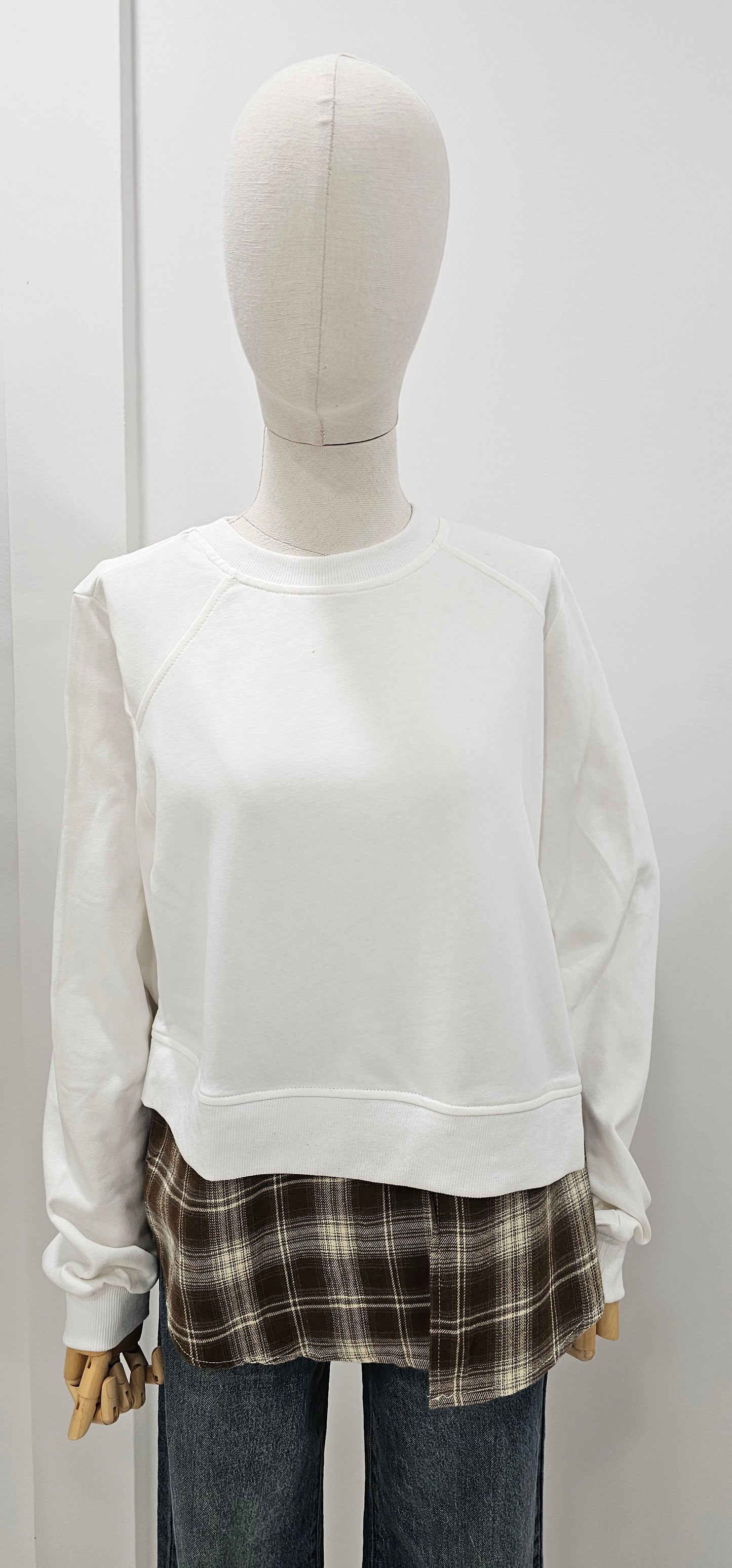 SUDADERA BLANCA