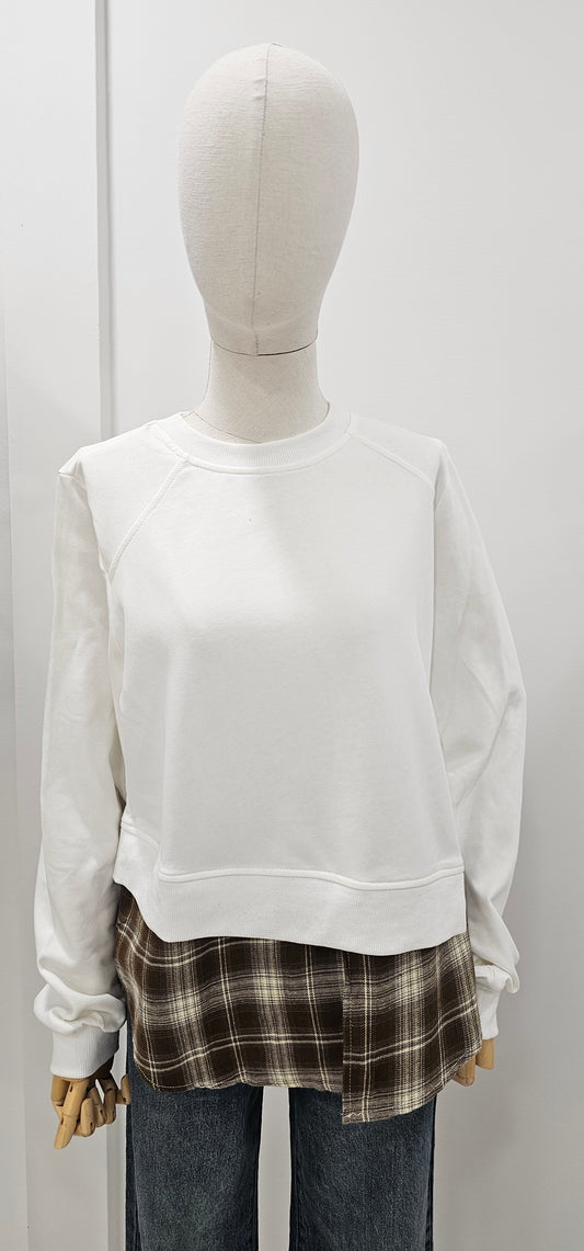 SUDADERA BLANCA