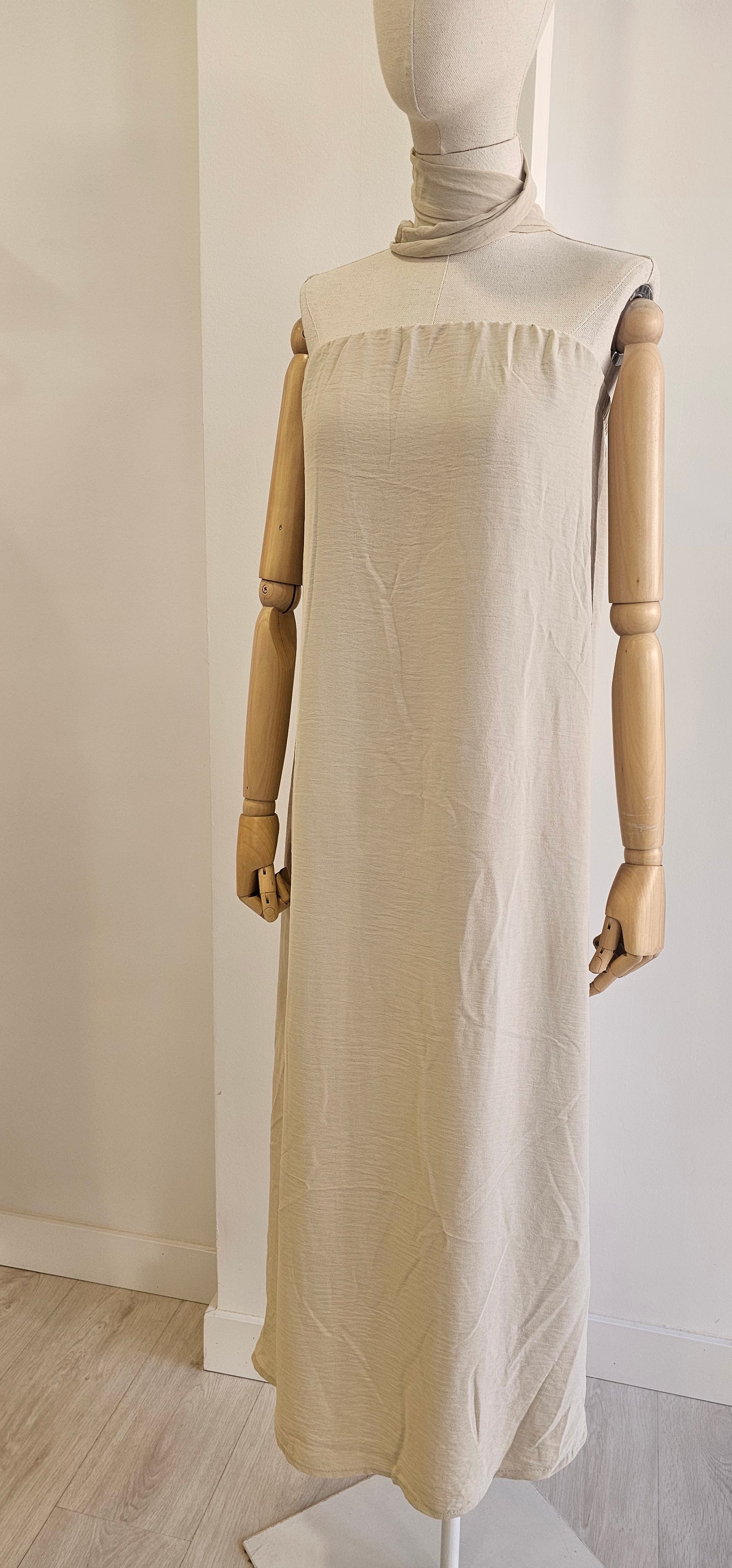 VESTIDO BAO BEIGE