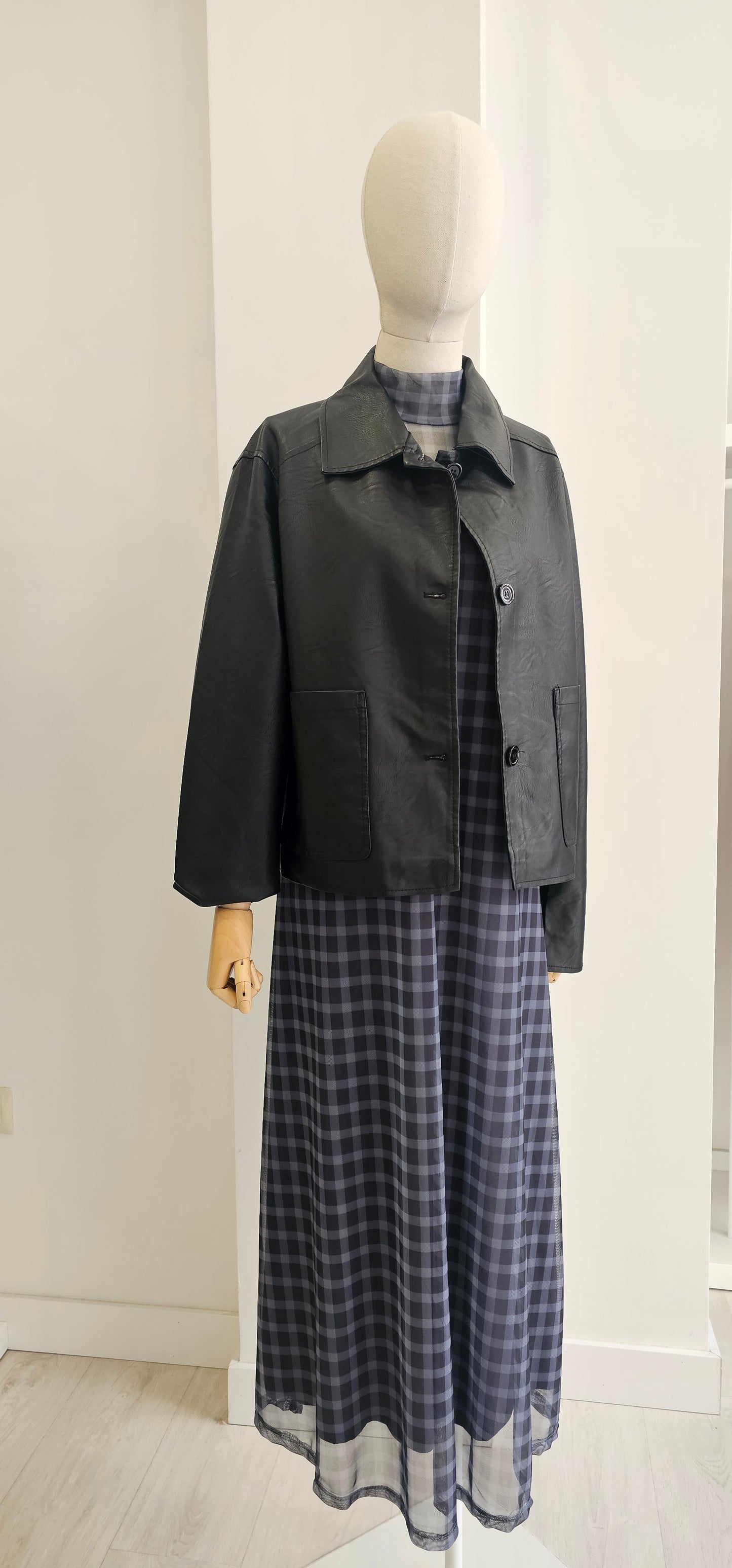 VESTIDO CUADROS
