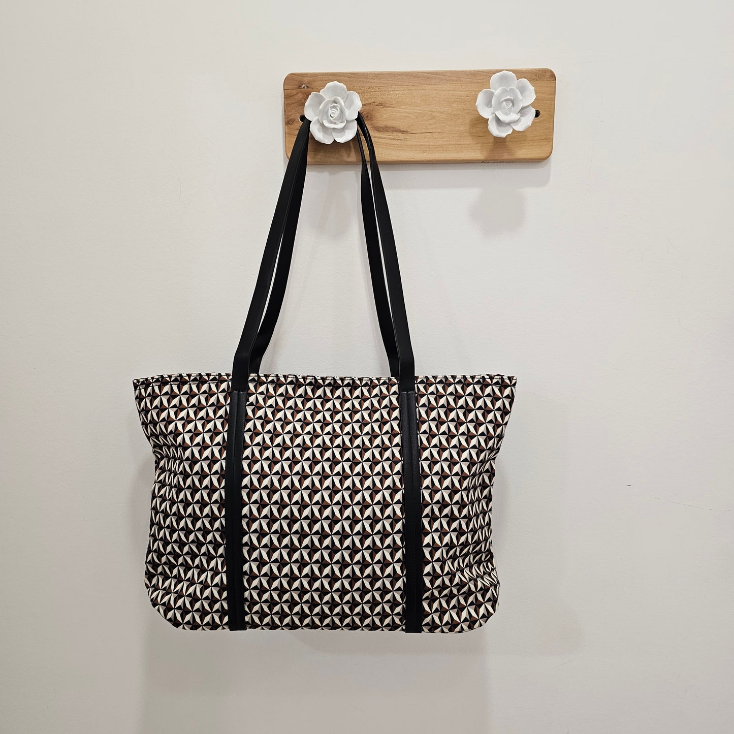 BOLSO GEOMÉTRICO NEGRO