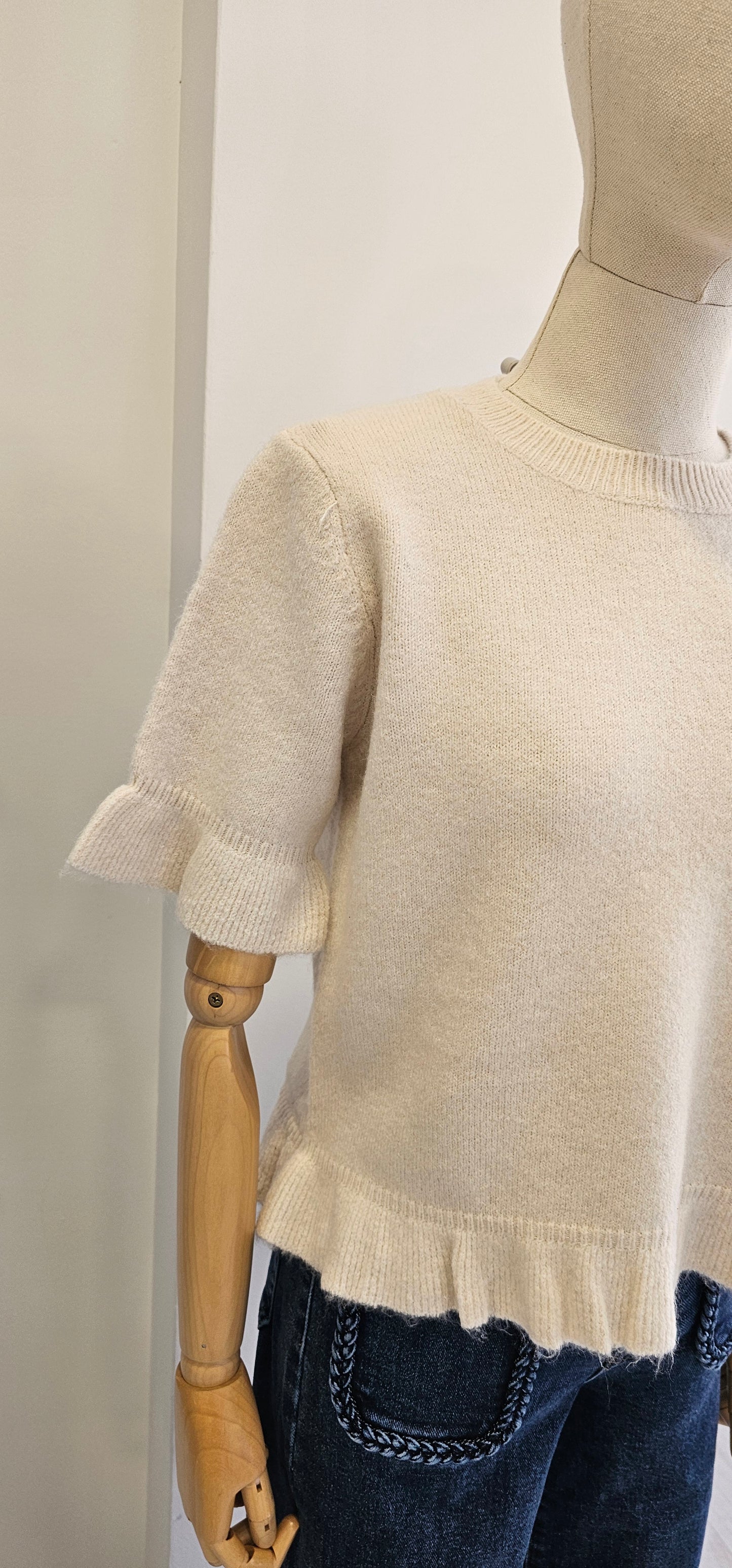 JERSEY VOLANTE BEIGE
