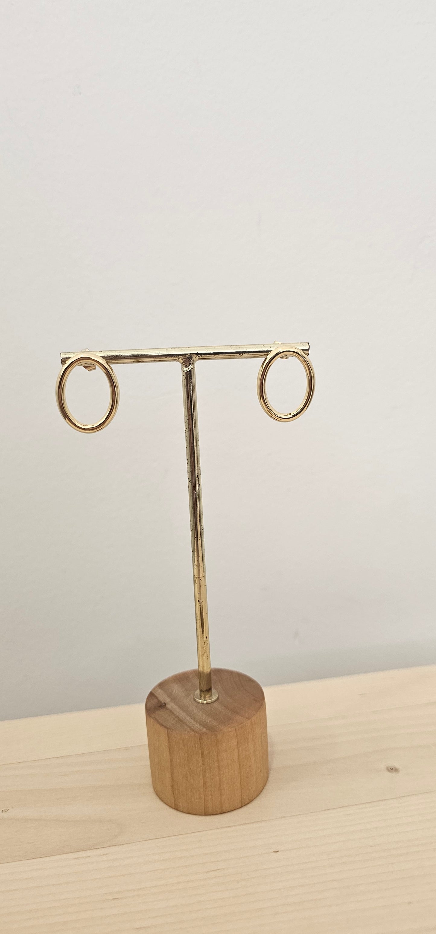 PENDIENTES CIRCULAR ORO