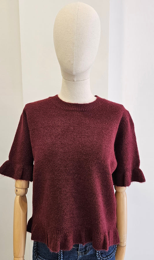 JERSEY VOLANTE BURDEOS