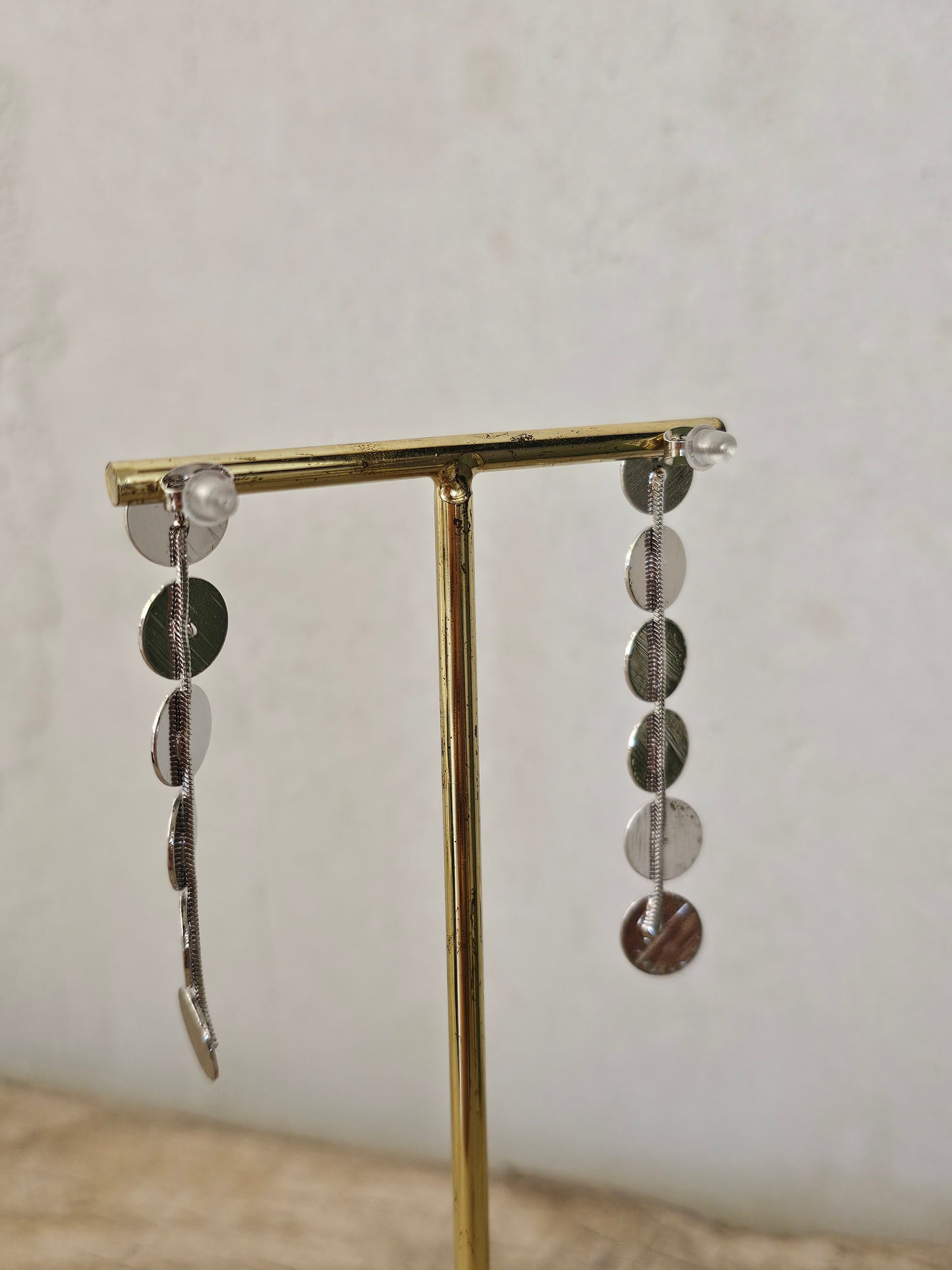 PENDIENTE CIRCULO PLATA