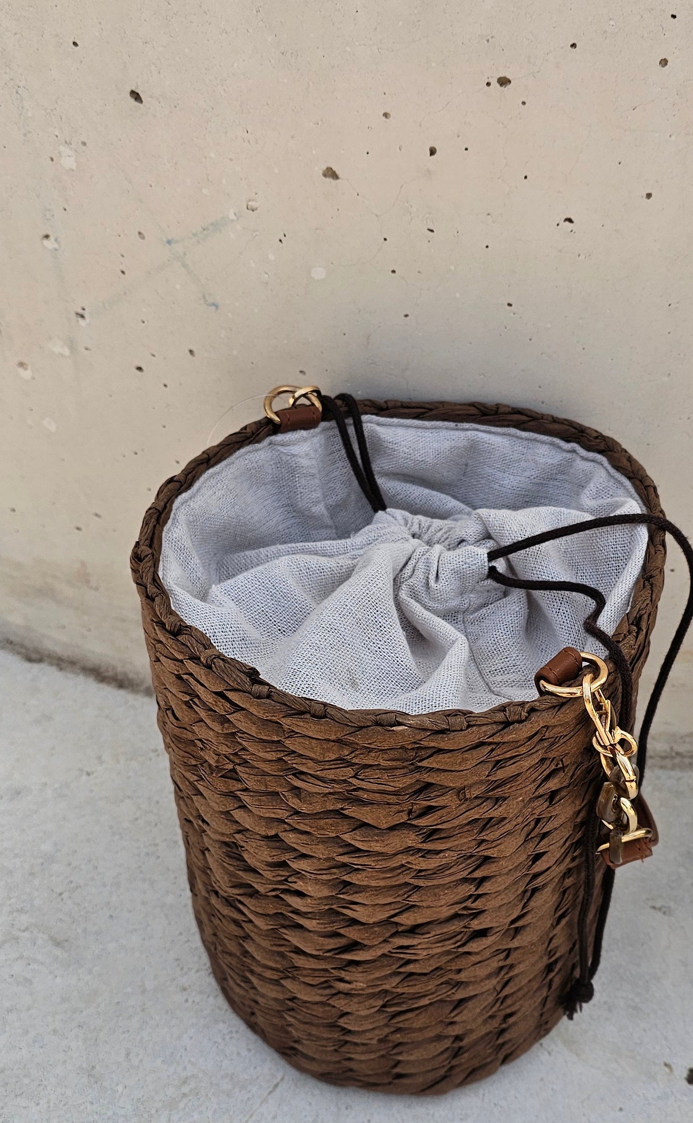BOLSO CUBO CHOCOLATE