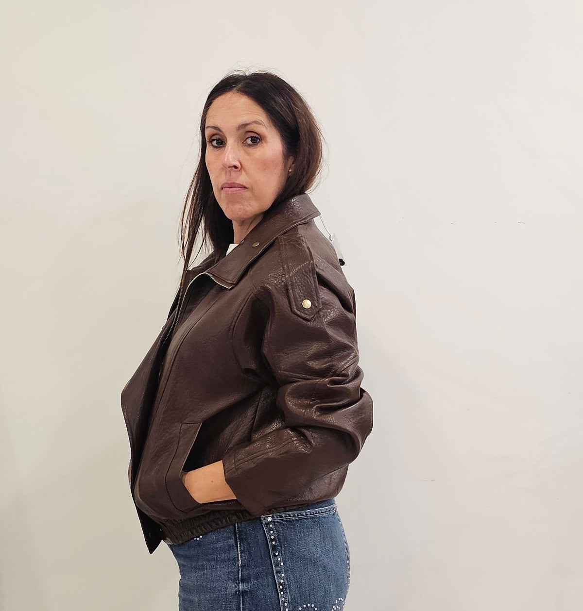 CHAQUETA MARRÓN