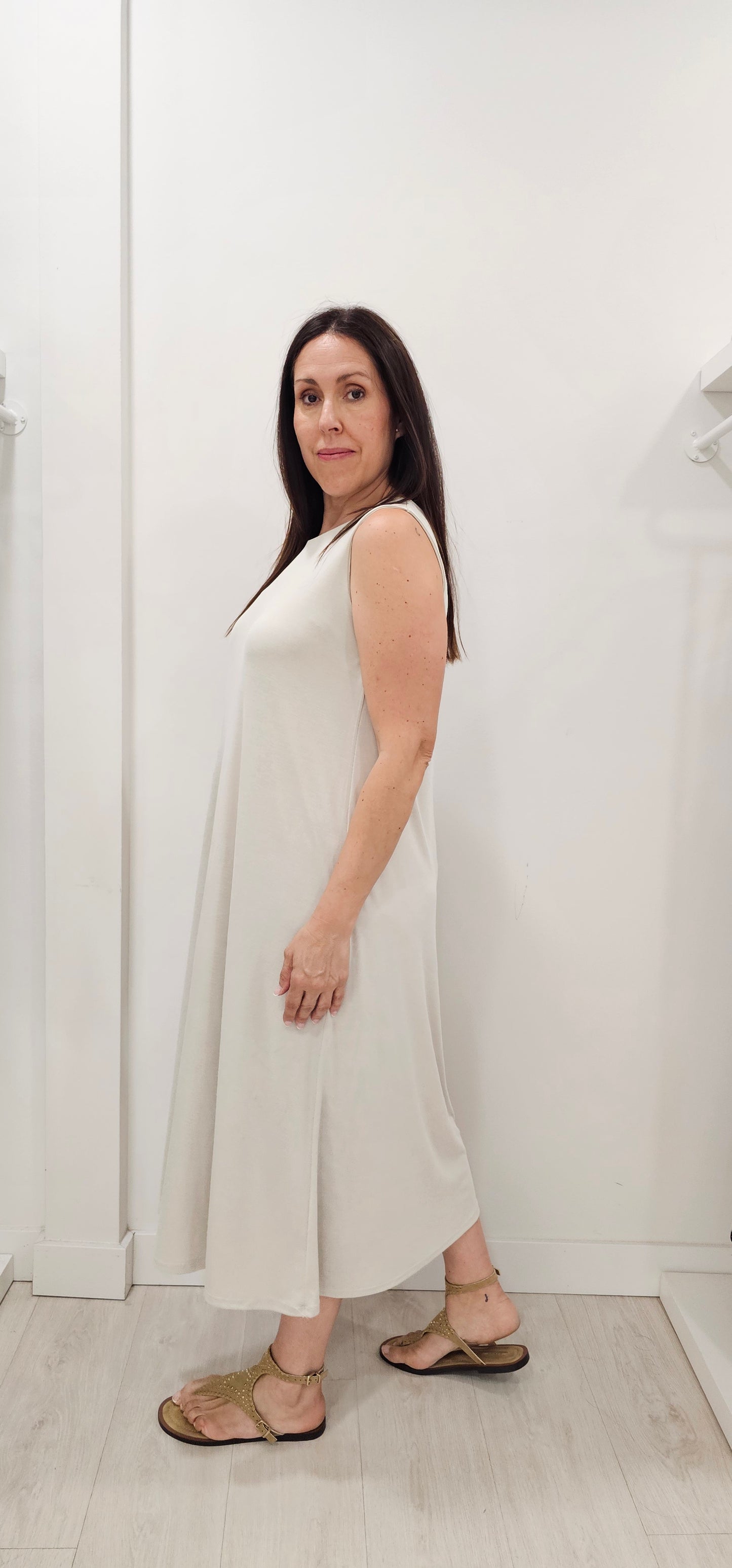 VESTIDO BEIGE SUE