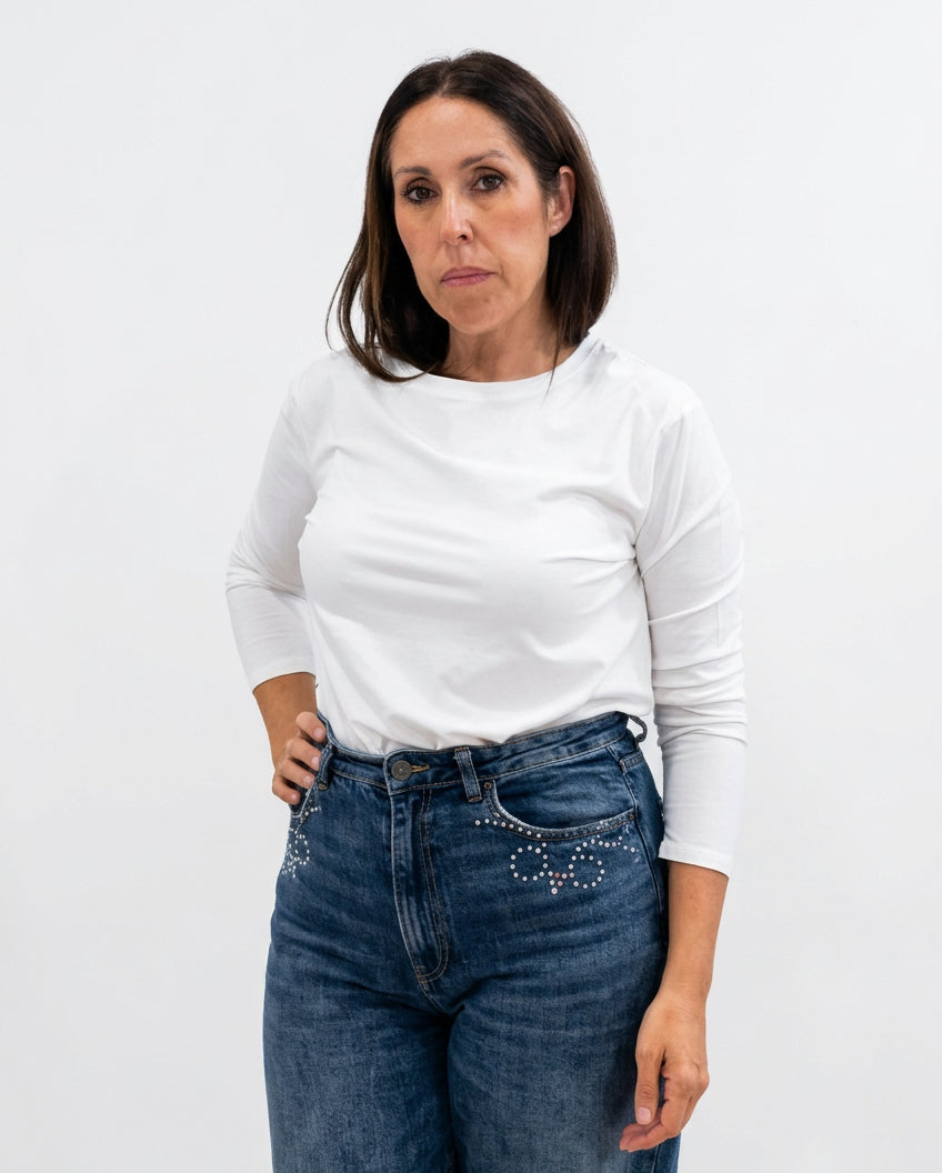 CAMISETA BÁSICA BLANCA