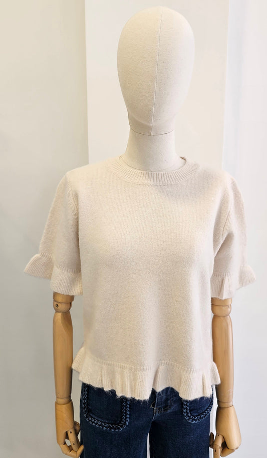 JERSEY VOLANTE BEIGE
