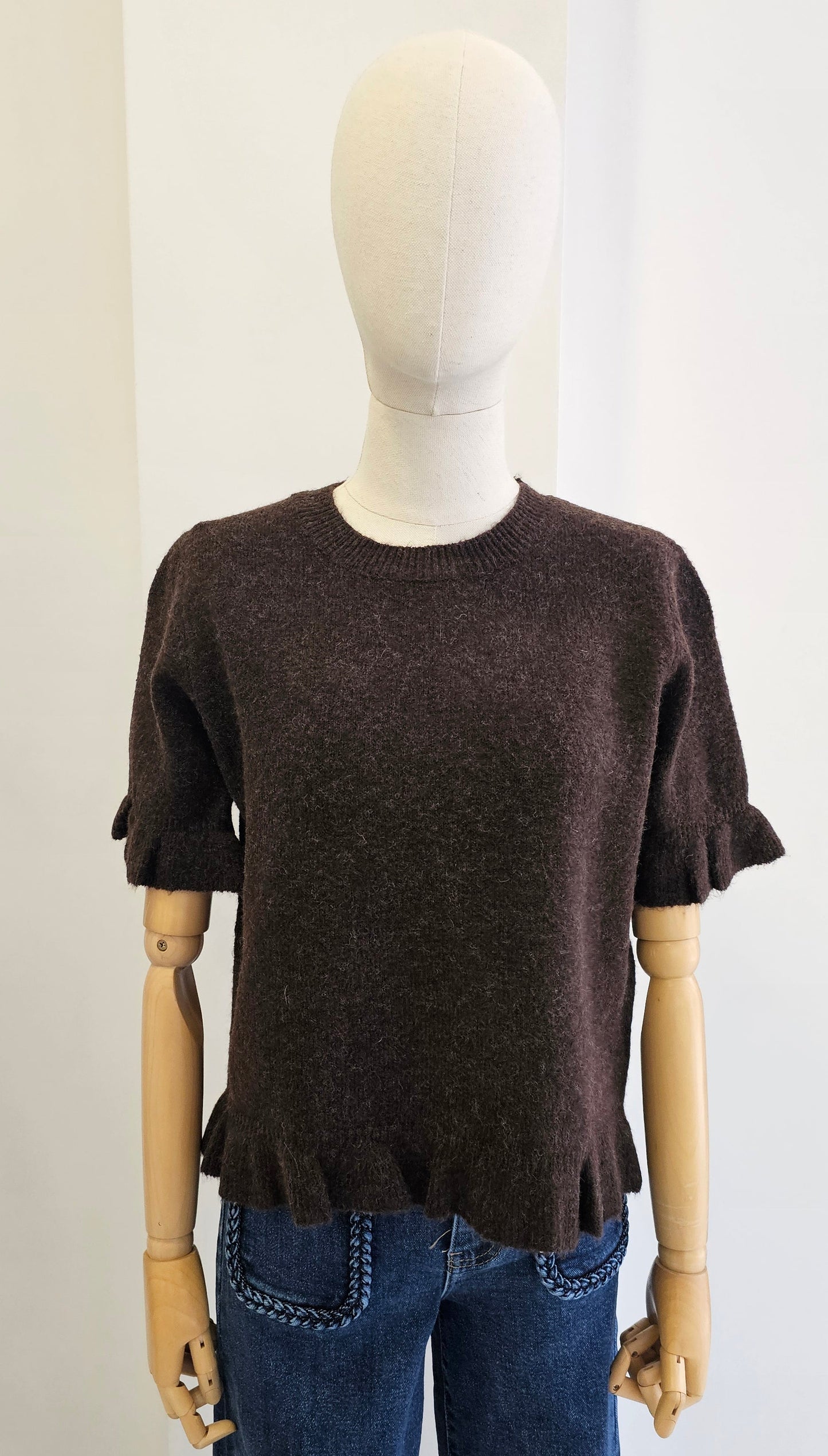 JERSEY VOLANTE MARRÓN