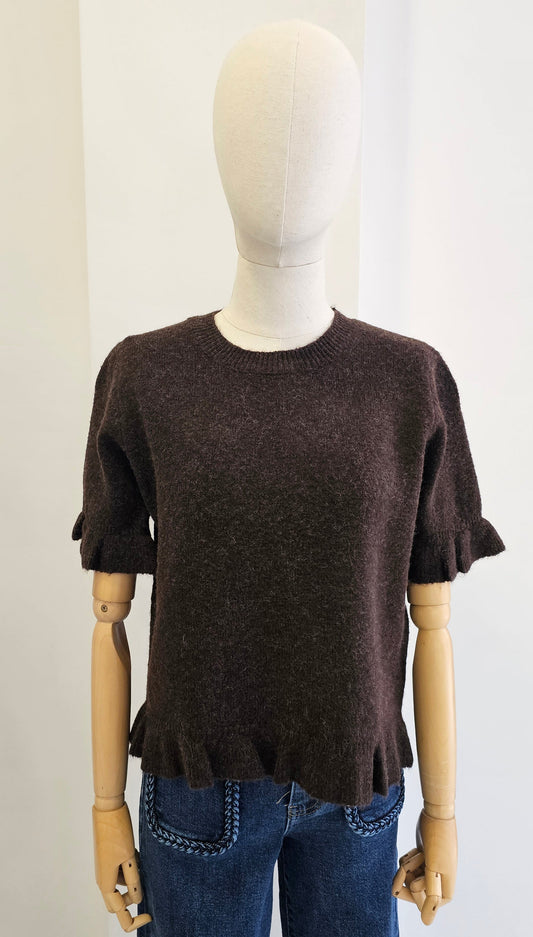 JERSEY VOLANTE MARRÓN
