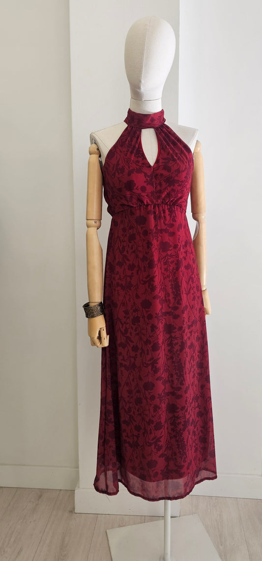 VESTIDO MARÍA BURDEOS