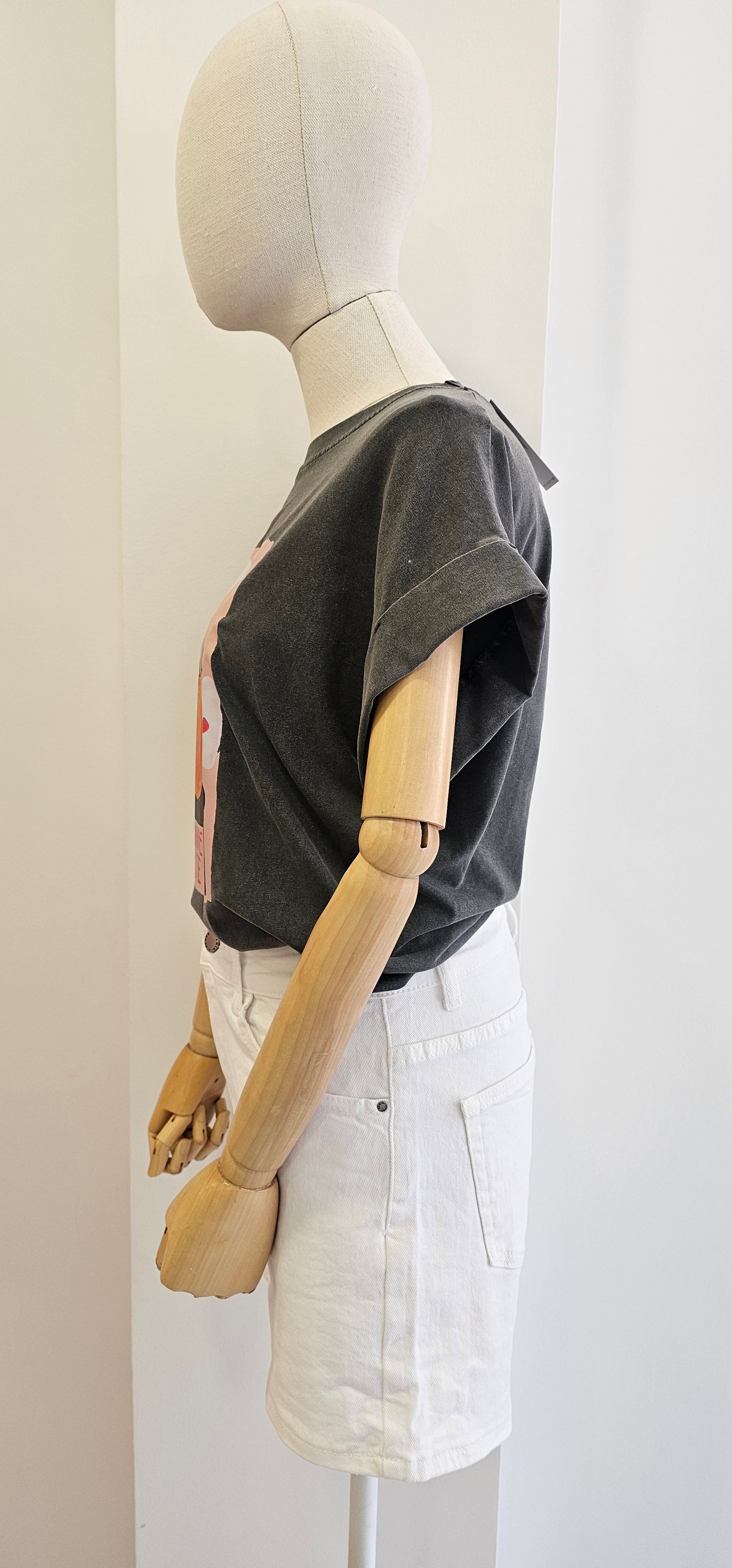 CAMISETA BODEGÓN GRIS