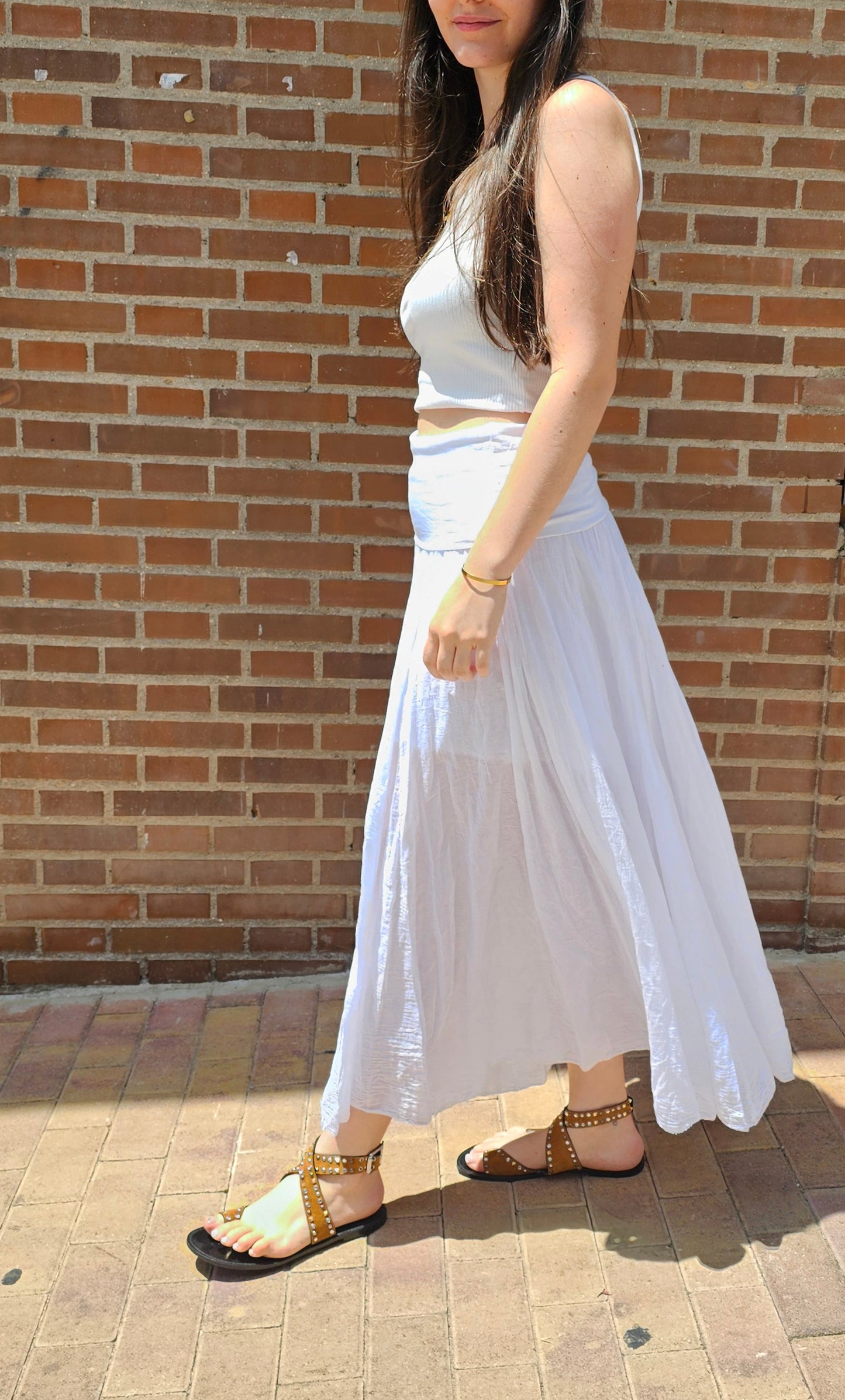 FALDA CORNELIA BLANCA