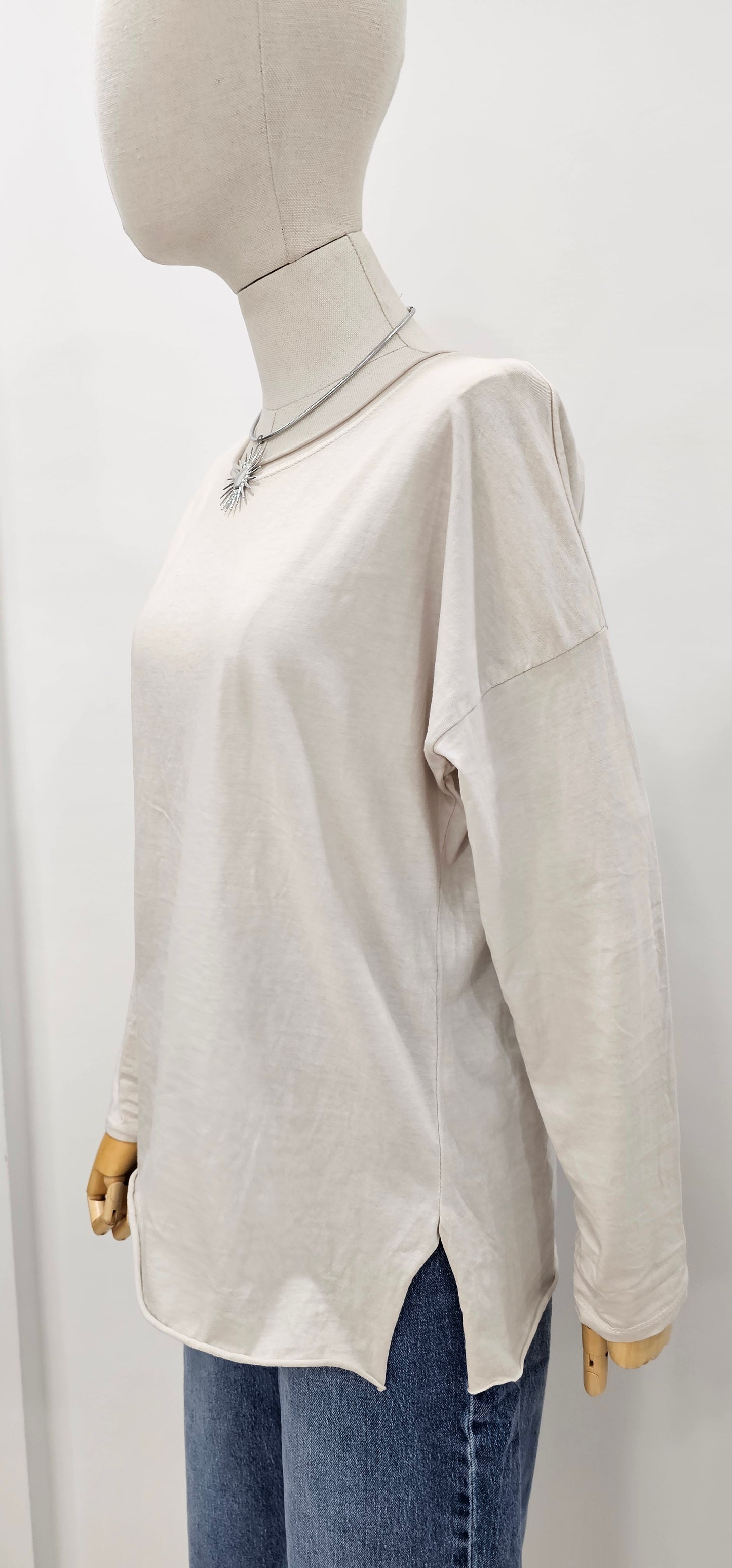 CAMISETA BÁSICA BEIGE