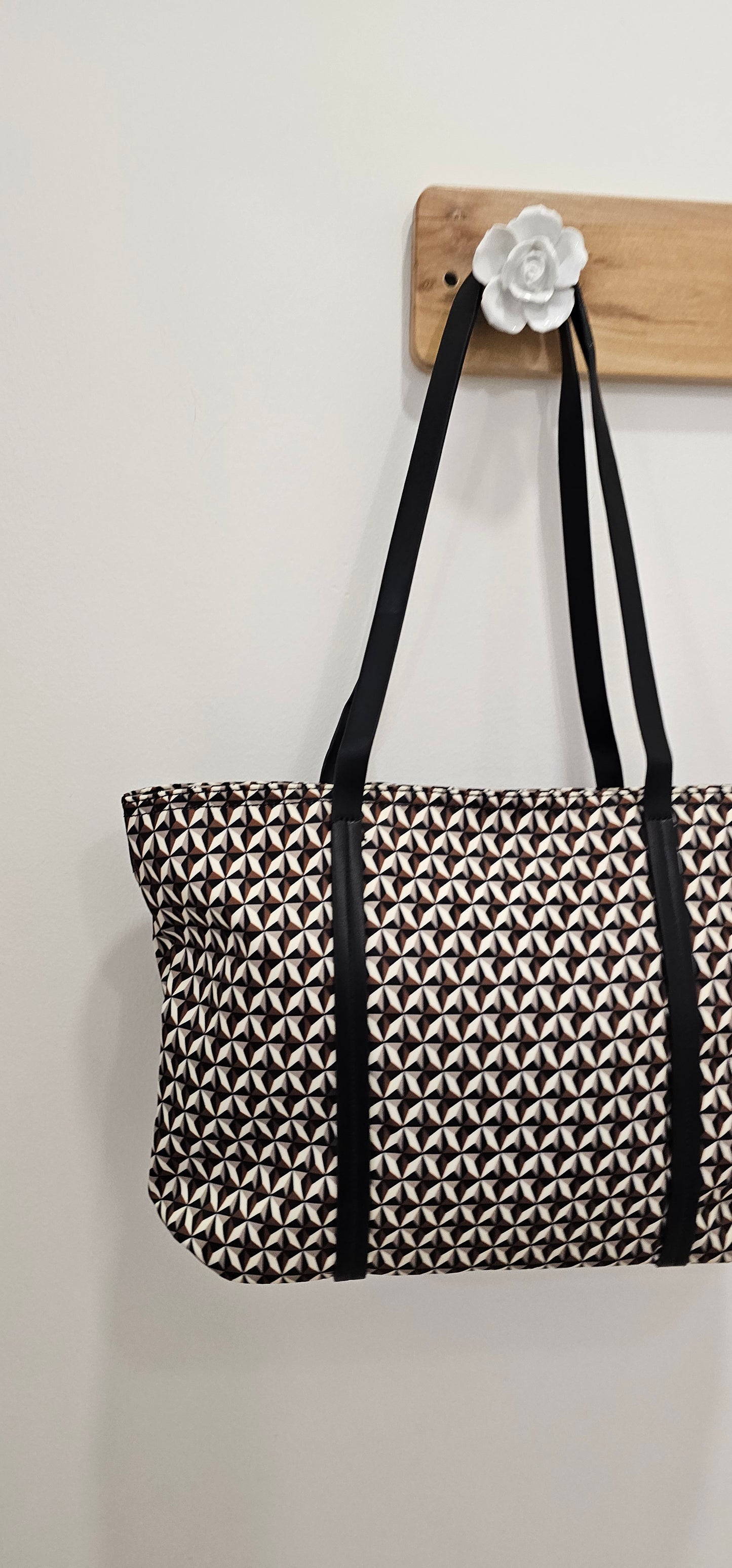 BOLSO GEOMÉTRICO NEGRO