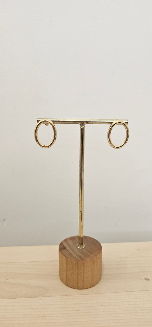 PENDIENTES CIRCULAR ORO