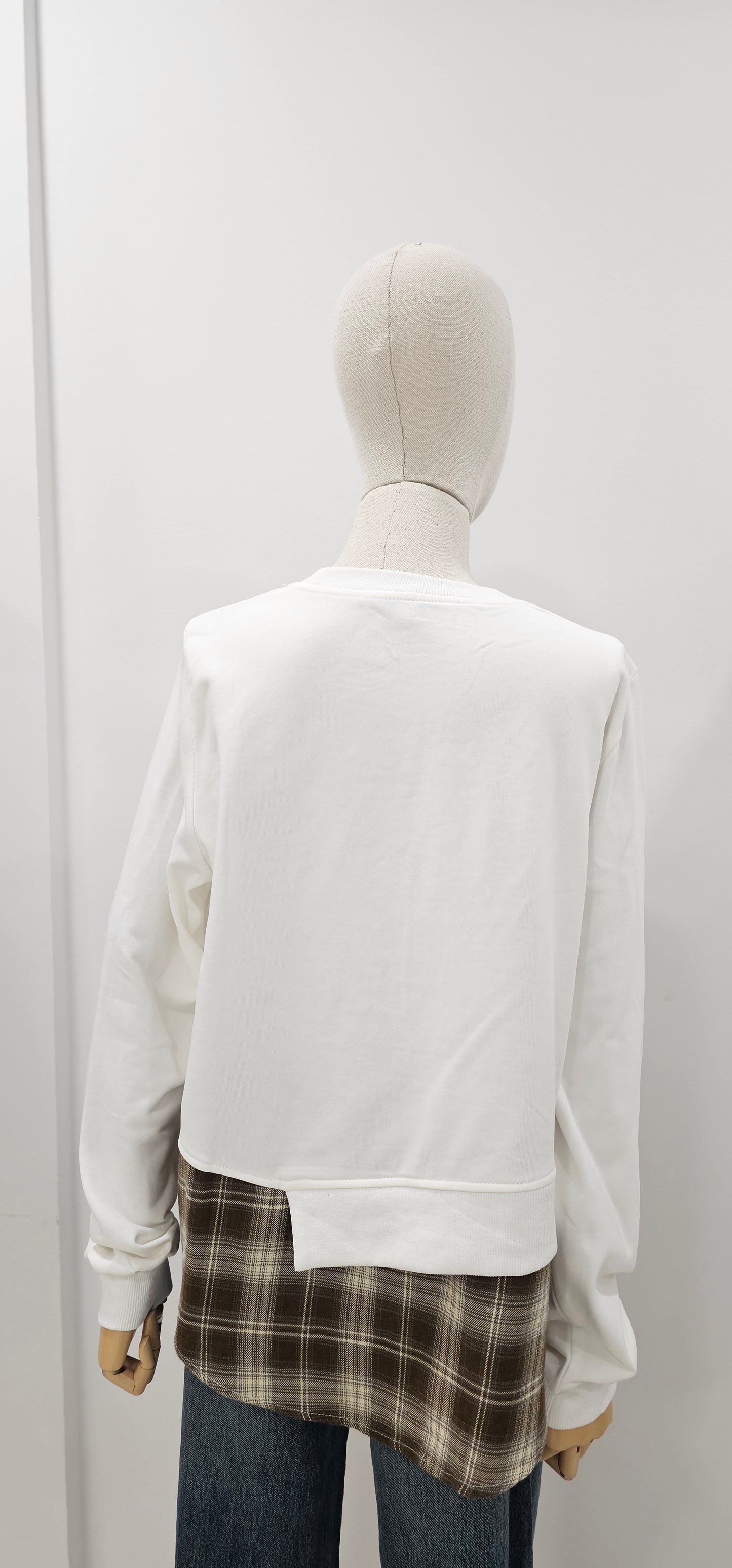 SUDADERA BLANCA
