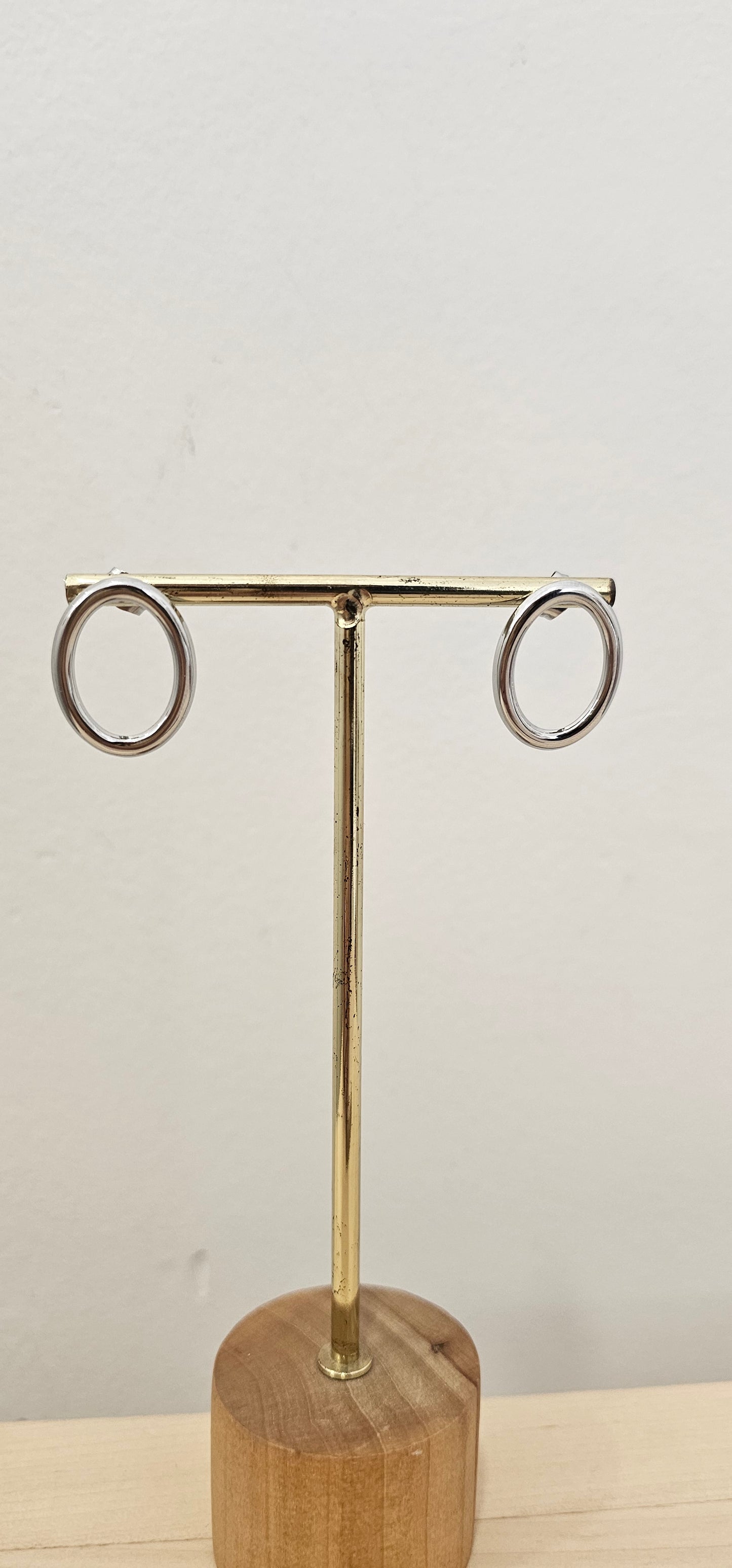 PENDIENTES CIRCULAR PLATA