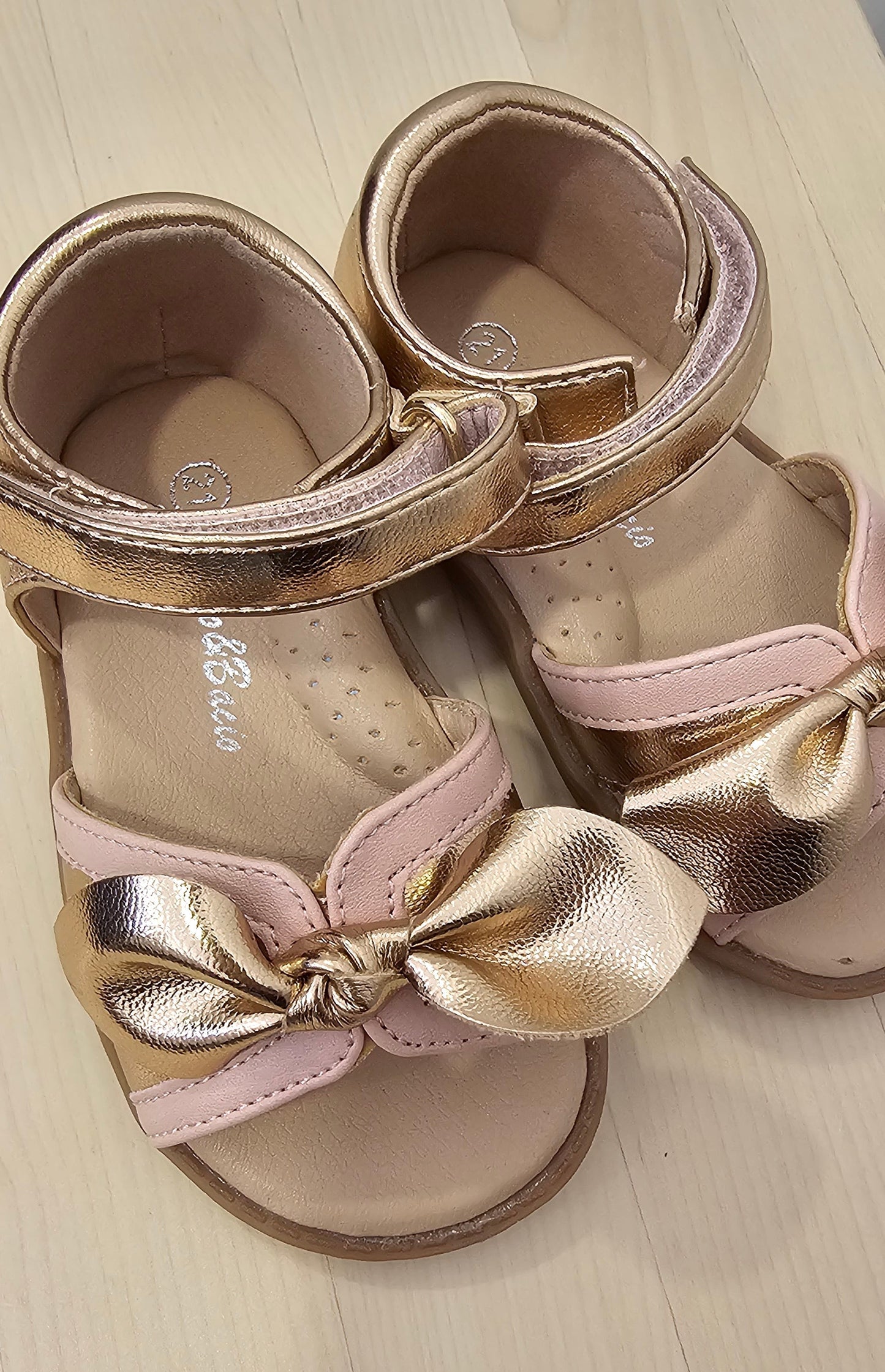 SANDALIA ORO ROSA