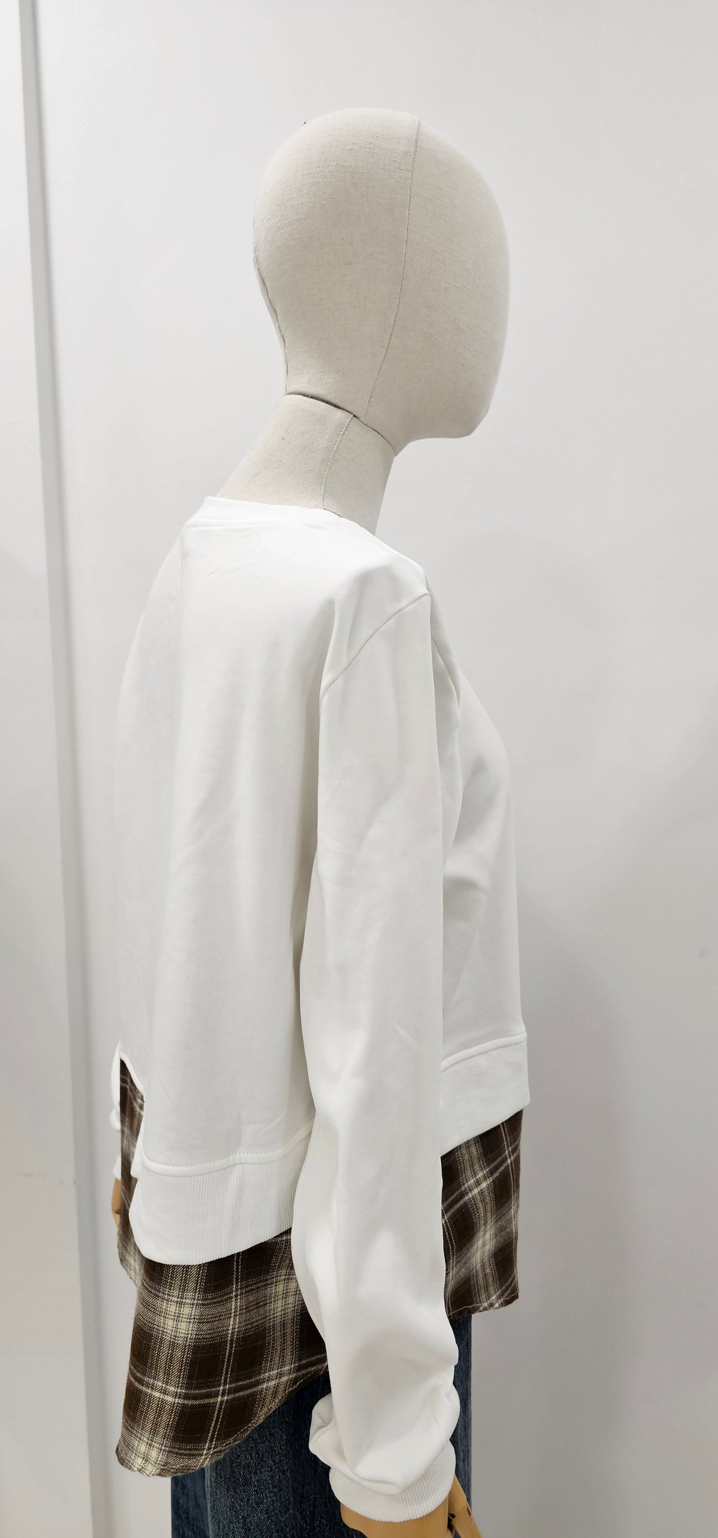 SUDADERA BLANCA