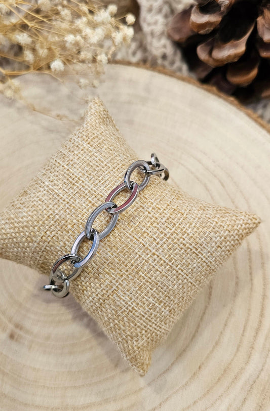 PULSERA ELENA PLATEADO