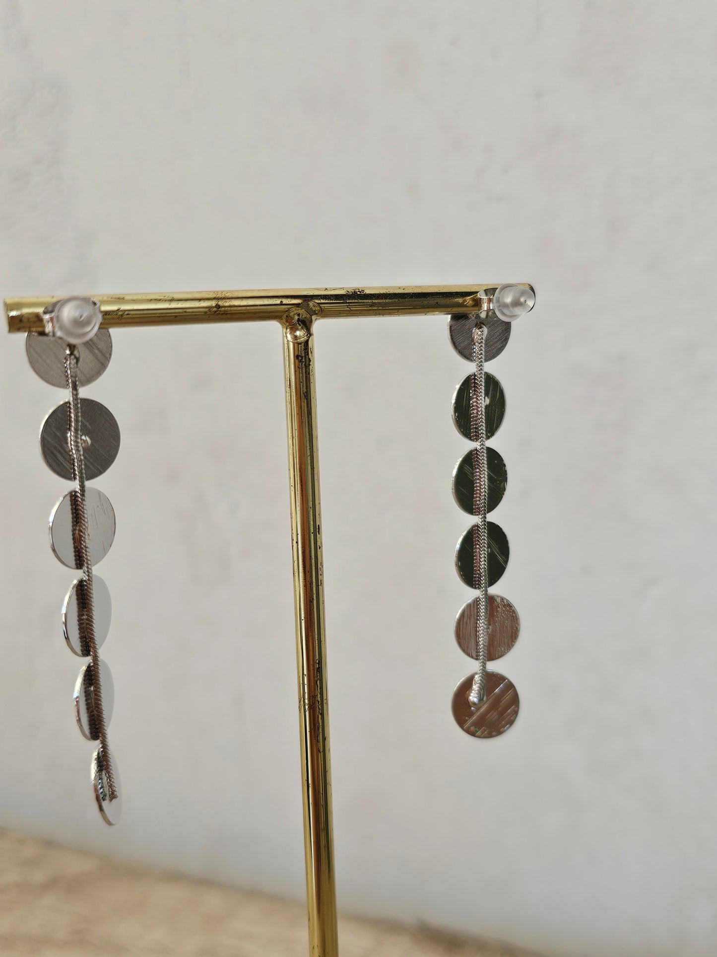 PENDIENTE CIRCULO PLATA