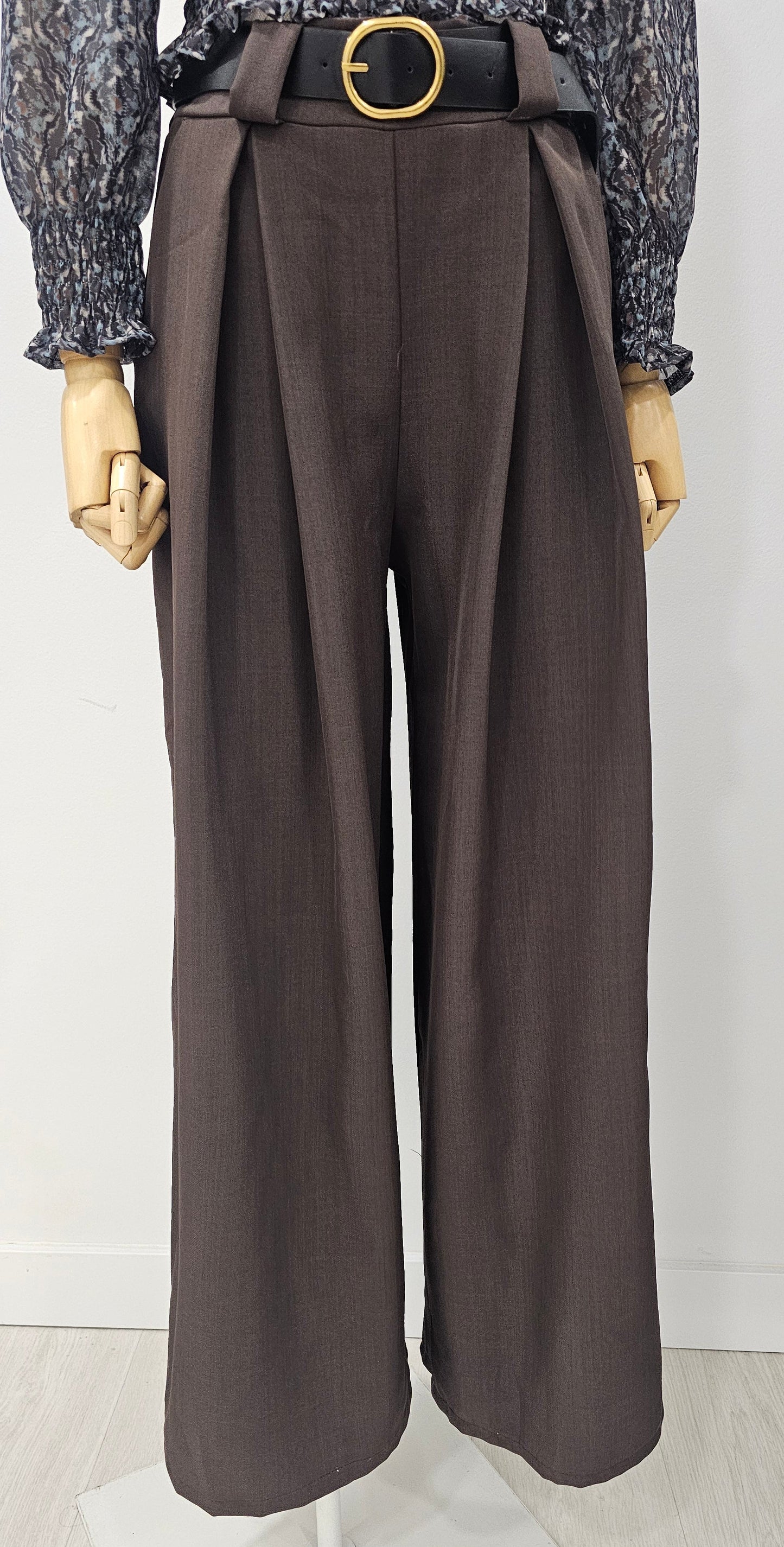 PANTALÓN SILKEN CHOCO