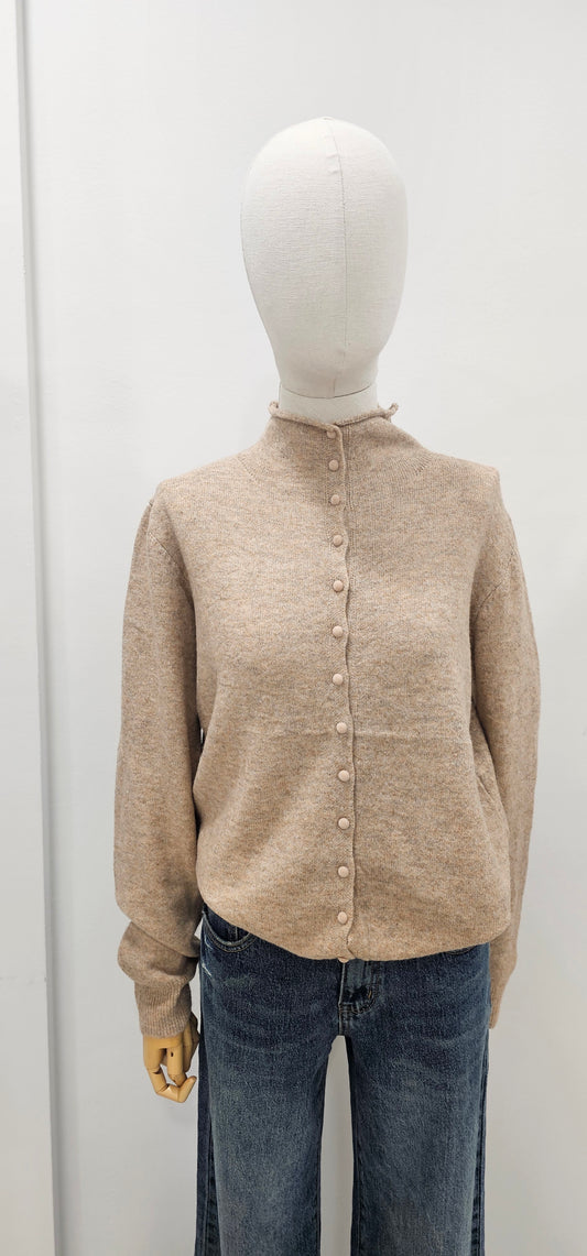 JERSEY BOTÓN CAMEL